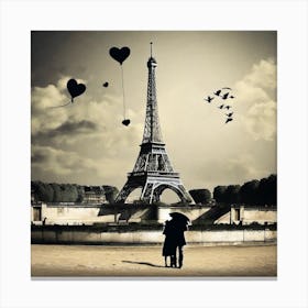 Paris Eiffel Tower 23 Canvas Print