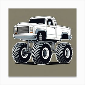 Monster Truck 8 Canvas Print