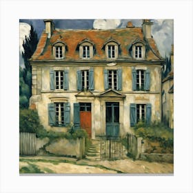 The House Of Dr Gachet In Auvers Sur Oise, Paul Canvas Print