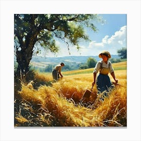 'The Wheat Field' Canvas Print