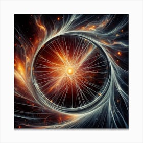 Cosmic Wheel Canvas Print