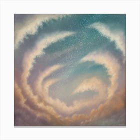 Heart Of Clouds Canvas Print