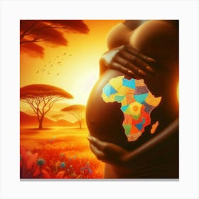 Mama africa Canvas Print