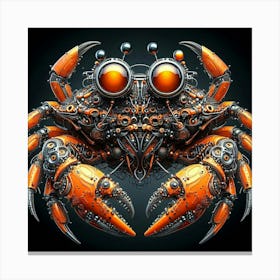 Steampunk Crab 1 Canvas Print
