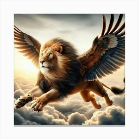 Lion In The Sky Canvas Print