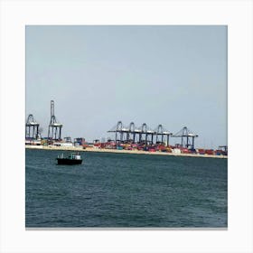 Nigerian Port Canvas Print