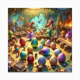 Little Dragon 2 Canvas Print