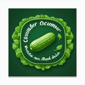 Cucumber Cucumber Canvas Print