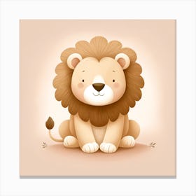 Cute Lion Canvas Print