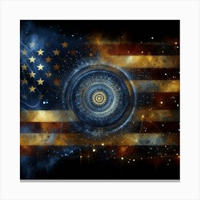 Usa Flag 1 Canvas Print