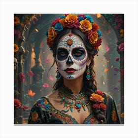 Day Of The Dead Canvas Print