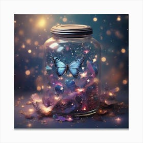 A jar full of sparkle 1 Canvas Print