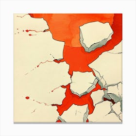 Cracks In The Wall Canvas Print