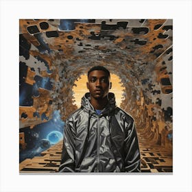 'Space Tunnel' Canvas Print