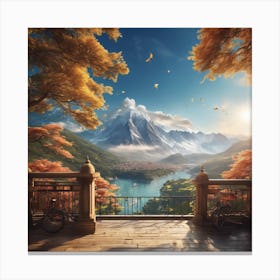 Mountain Lookout Canvas Print