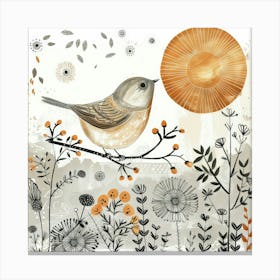 Bird In The Sun Canvas Print