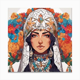 Asian Woman Canvas Print