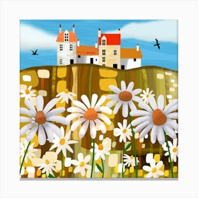 Field of Daisies Canvas Print