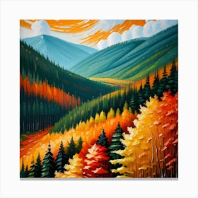 Autumn Landscape Canvas Print