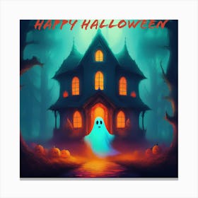 Haunted house Canvas Print