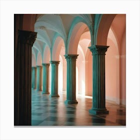 Hallway - Hallway Stock Videos & Royalty-Free Footage 4 Canvas Print