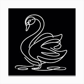 Swan Picasso style 7 Canvas Print