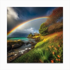 Rainbow In The Sky 10 Canvas Print