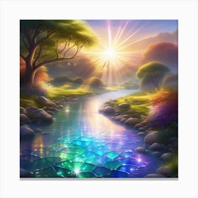 River Of Light Canvas Print