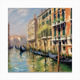 Le Grand Canal, Claude Monet Art Print Canvas Print