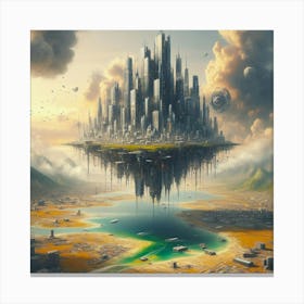 City Of The Future 1 Canvas Print
