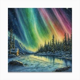 Aurora Borealis Canvas Print