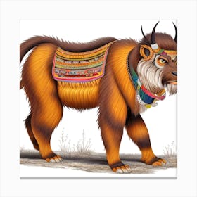 Tibetan Yak Canvas Print