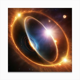 Black Hole In Space 3 Canvas Print