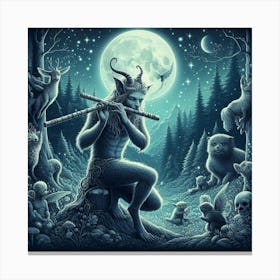 Shaman Of The Forest Canvas Print