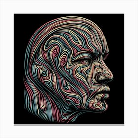 Abstract Head Canvas Print Canvas Print