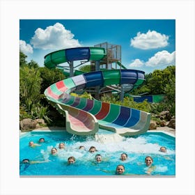 Water Park Canvas Print