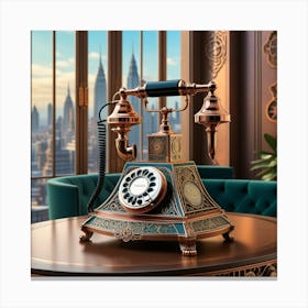 Hermoso reloj antiguo Canvas Print