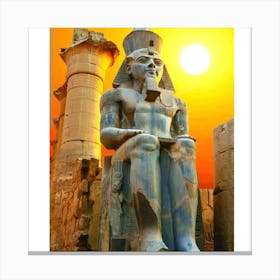 Egyptian Statue 13 Canvas Print