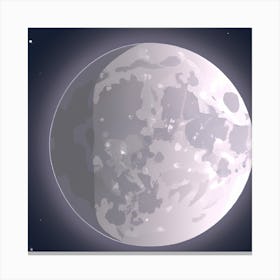 Full Moon Radiance Canvas Print