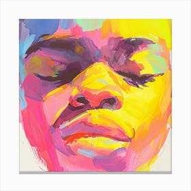 Child'S Face Canvas Print