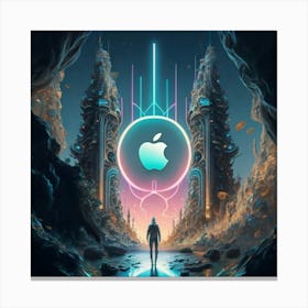 Apple Logo Canvas Print