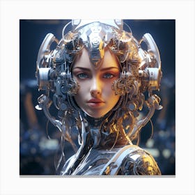 Futuristic Woman 1 Canvas Print