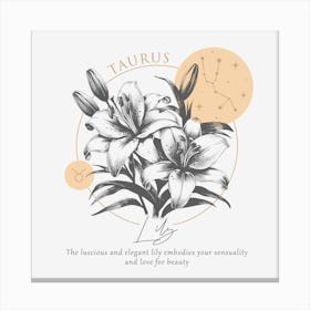 Taurus. Canvas Print