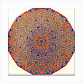 Mandala Aureole Canvas Print