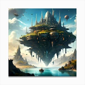 Spaceship Canvas Print