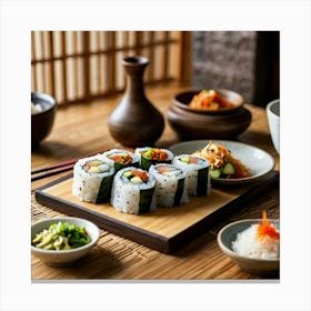 Asian Food Canvas Print