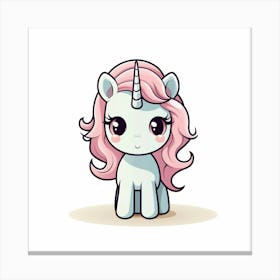 Cute Unicorn 30 Canvas Print