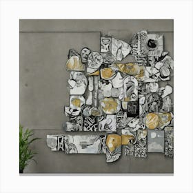 Abstract Painting 35 Canvas Print