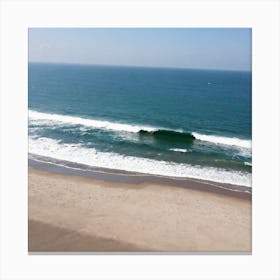 Aerial View Of A Beach 2 Canvas Print