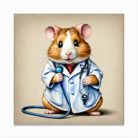 Doctor Mouse Canvas Print